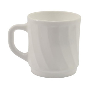 Kubek szaklny 265ml biały Agnes